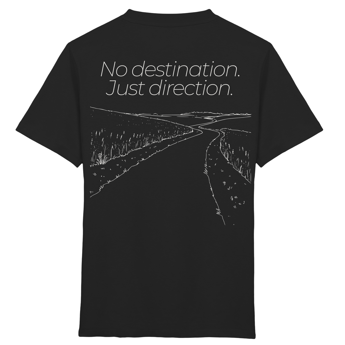 No destination. Just direction. - Kids Bio T-Shirt