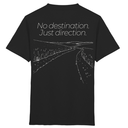 No destination. Just direction. - Kids Bio T-Shirt