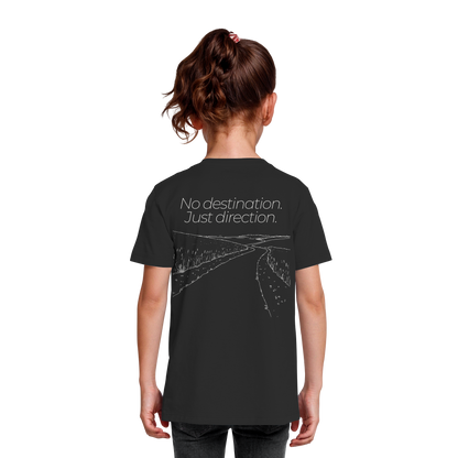 No destination. Just direction. - Kids Bio T-Shirt