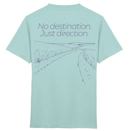 No destination. Just direction. - Kids Bio T-Shirt