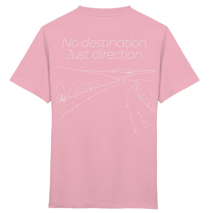 No destination. Just direction. - Kids Bio T-Shirt