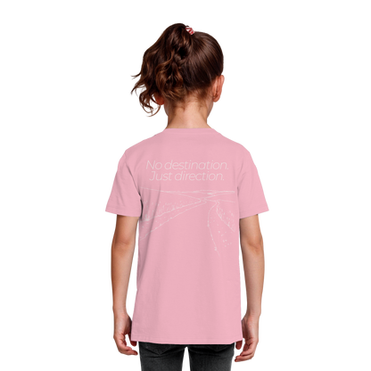 No destination. Just direction. - Kids Bio T-Shirt