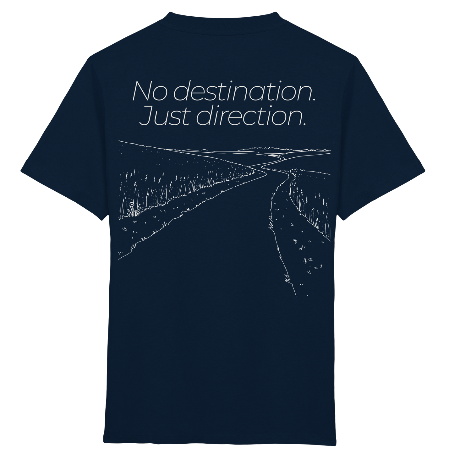 No destination. Just direction. - Kids Bio T-Shirt