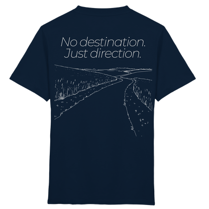 No destination. Just direction. - Kids Bio T-Shirt