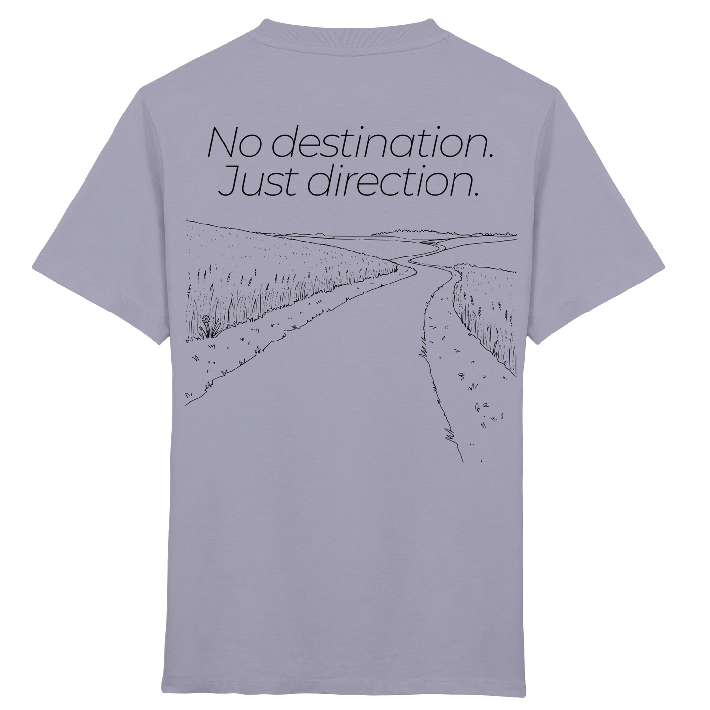 No destination. Just direction. - Kids Bio T-Shirt