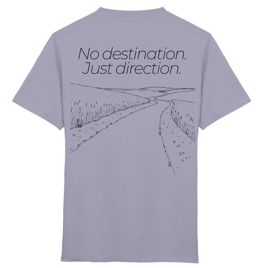 No destination. Just direction. - Kids Bio T-Shirt