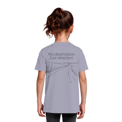 No destination. Just direction. - Kids Bio T-Shirt