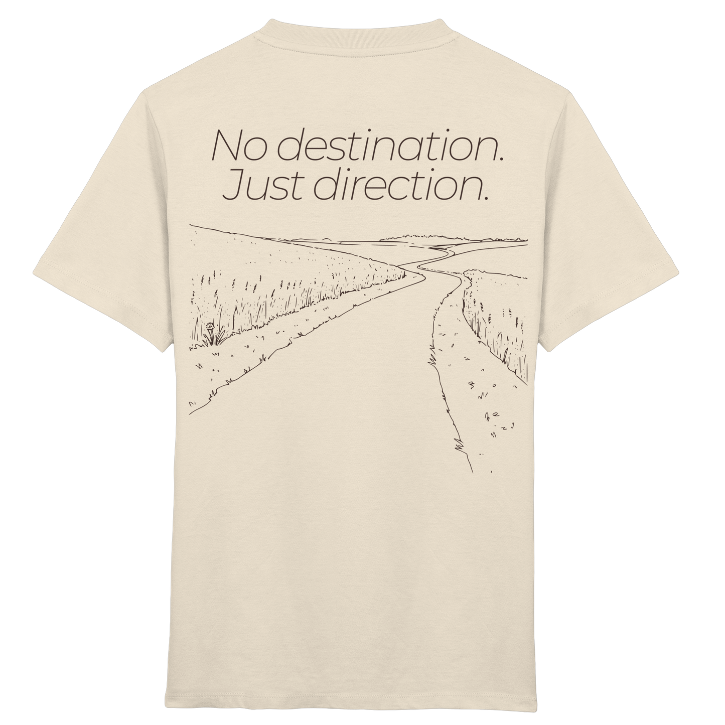 No destination. Just direction. - Kids Bio T-Shirt