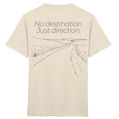 No destination. Just direction. - Kids Bio T-Shirt