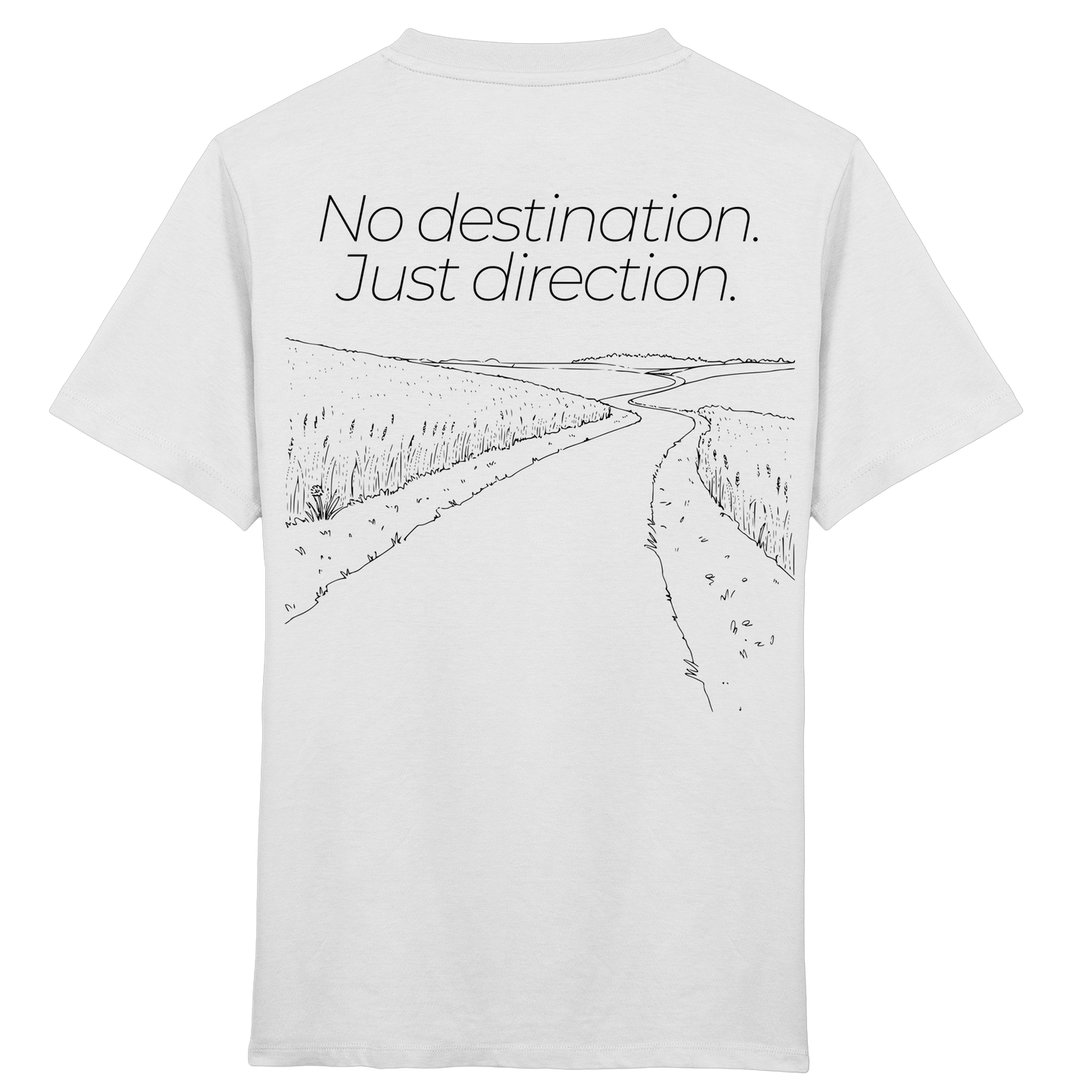 No destination. Just direction. - Kids Bio T-Shirt