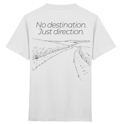 No destination. Just direction. - Kids Bio T-Shirt