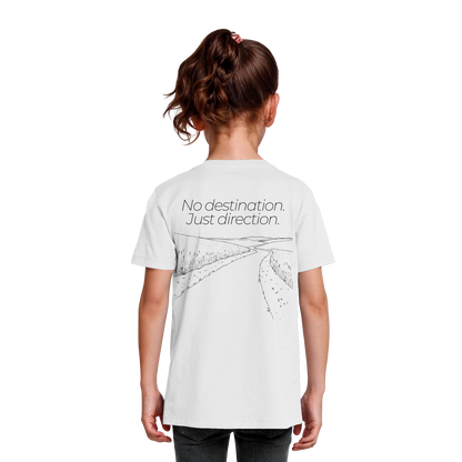 No destination. Just direction. - Kids Bio T-Shirt
