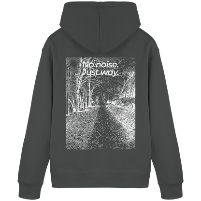 Waldweg - No noise. Just way. - Unisex Bio Basic Hoodie