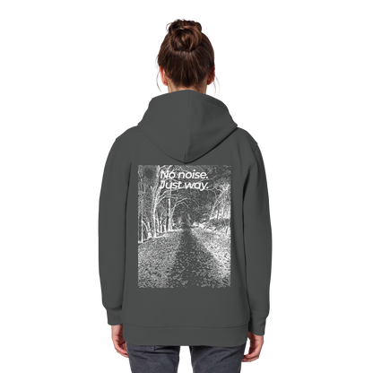 Waldweg - No noise. Just way. - Unisex Bio Basic Hoodie