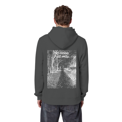 Waldweg - No noise. Just way. - Unisex Bio Basic Hoodie