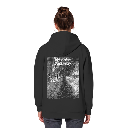 Waldweg - No noise. Just way. - Unisex Bio Basic Hoodie