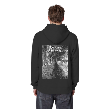 Waldweg - No noise. Just way. - Unisex Bio Basic Hoodie