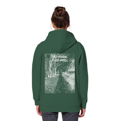 Waldweg - No noise. Just way. - Unisex Bio Basic Hoodie