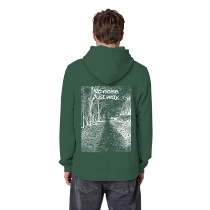 Waldweg - No noise. Just way. - Unisex Bio Basic Hoodie