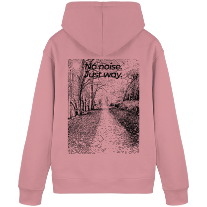 Waldweg - No noise. Just way. - Unisex Bio Basic Hoodie