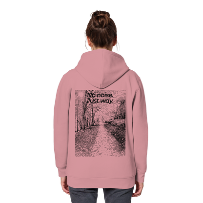 Waldweg - No noise. Just way. - Unisex Bio Basic Hoodie