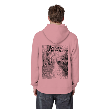 Waldweg - No noise. Just way. - Unisex Bio Basic Hoodie