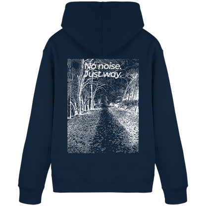 Waldweg - No noise. Just way. - Unisex Bio Basic Hoodie