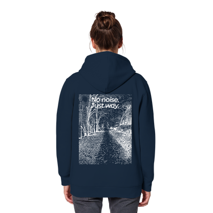 Waldweg - No noise. Just way. - Unisex Bio Basic Hoodie