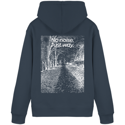 Waldweg - No noise. Just way. - Unisex Bio Basic Hoodie