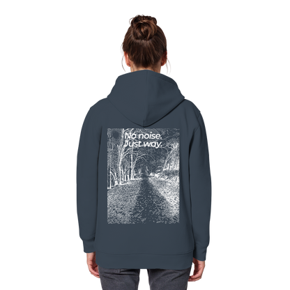 Waldweg - No noise. Just way. - Unisex Bio Basic Hoodie