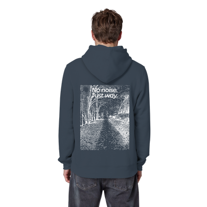 Waldweg - No noise. Just way. - Unisex Bio Basic Hoodie