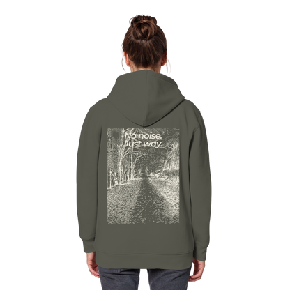 Waldweg - No noise. Just way. - Unisex Bio Basic Hoodie