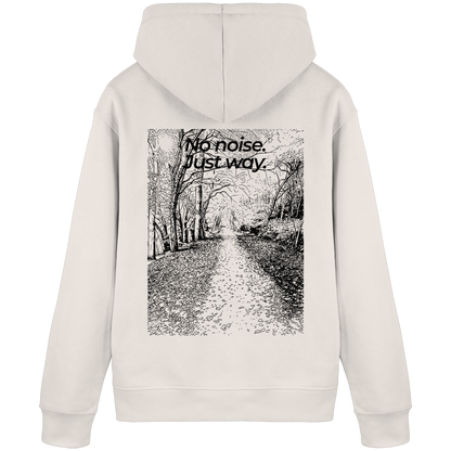 Waldweg - No noise. Just way. - Unisex Bio Basic Hoodie