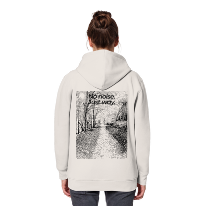 Waldweg - No noise. Just way. - Unisex Bio Basic Hoodie