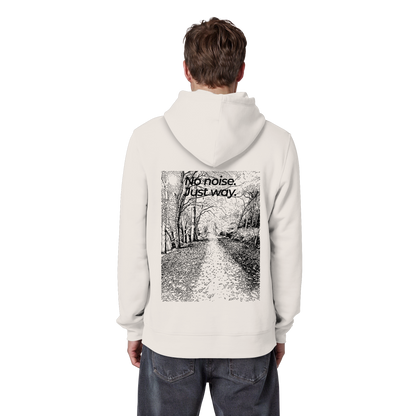 Waldweg - No noise. Just way. - Unisex Bio Basic Hoodie