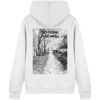 Waldweg - No noise. Just way. - Unisex Bio Basic Hoodie