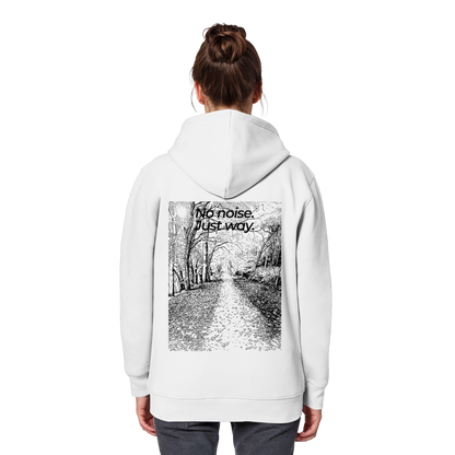 Waldweg - No noise. Just way. - Unisex Bio Basic Hoodie