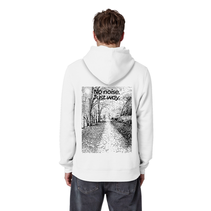 Waldweg - No noise. Just way. - Unisex Bio Basic Hoodie
