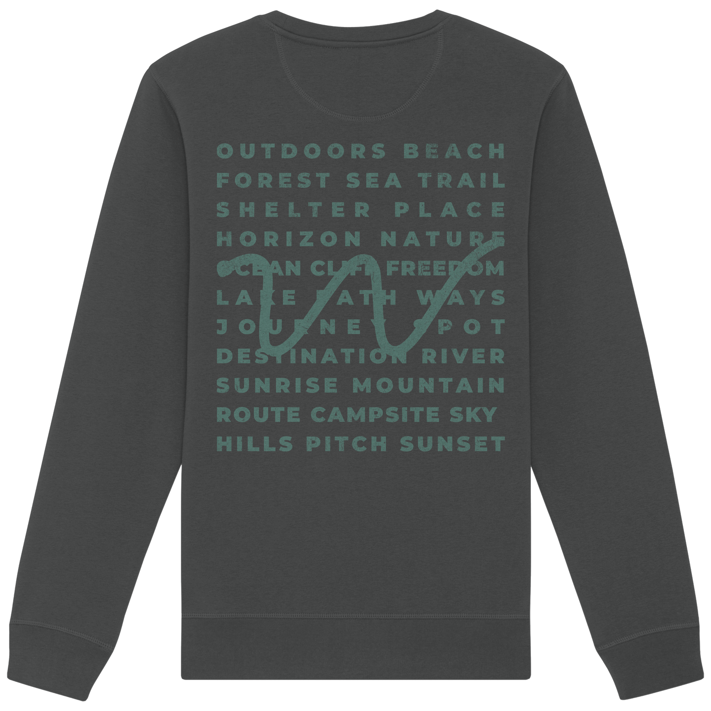 Camping Word-Square - Unisex Bio Basic Sweatshirt