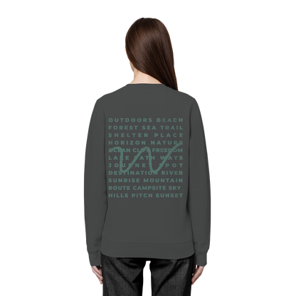 Camping Word-Square - Unisex Bio Basic Sweatshirt