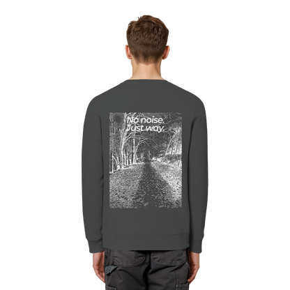 Waldweg - No noise. Just way. - Unisex Bio Basic Sweatshirt