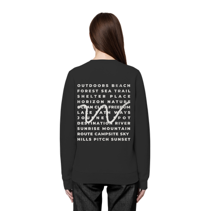 Camping Word-Square - Unisex Bio Basic Sweatshirt