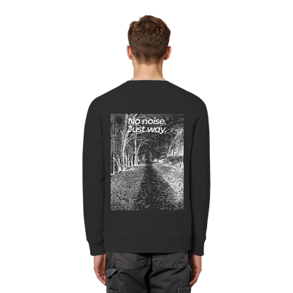 Waldweg - No noise. Just way. - Unisex Bio Basic Sweatshirt