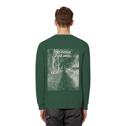 Waldweg - No noise. Just way. - Unisex Bio Basic Sweatshirt