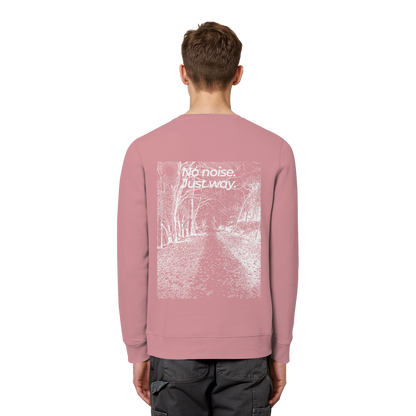 Waldweg - No noise. Just way. - Unisex Bio Basic Sweatshirt