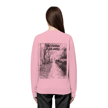 Waldweg - No noise. Just way. - Unisex Bio Basic Sweatshirt