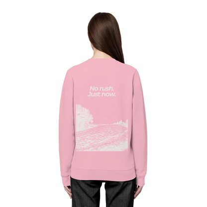 Grüne Wiese - No rush. Just now. - Unisex Bio Basic Sweatshirt