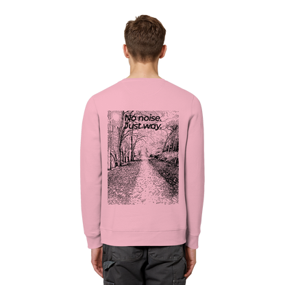 Waldweg - No noise. Just way. - Unisex Bio Basic Sweatshirt