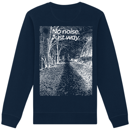 Waldweg - No noise. Just way. - Unisex Bio Basic Sweatshirt