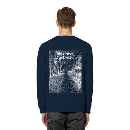 Waldweg - No noise. Just way. - Unisex Bio Basic Sweatshirt